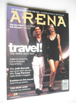 <!--1991-08-->Arena magazine - Summer/Autumn 1991 - Travel cover
