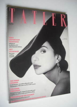 Tatler magazine - April 1988 - Evgenia Citkovitz cover