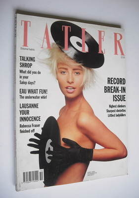 <!--1988-10-->Tatler magazine - October 1988 - Wendy James cover