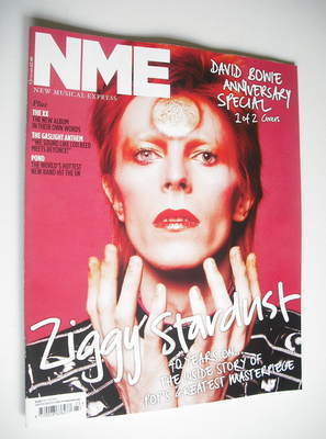 <!--2012-06-09-->NME magazine - David Bowie cover (9 June 2012) (Cover 1 of