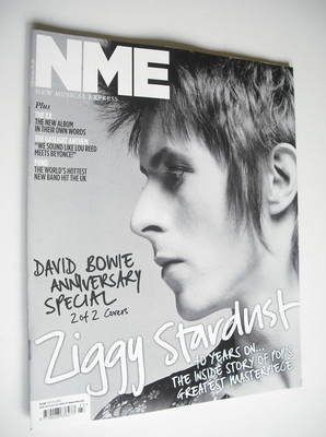 <!--2012-06-09-->NME magazine - David Bowie cover (9 June 2012) (Cover 2 of
