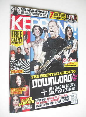 Kerrang magazine - The Essential Guide To Download cover (9 June 2012 - Issue 1418)