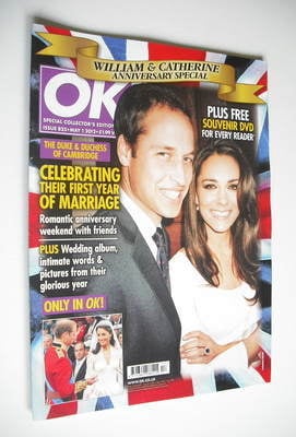 OK! magazine - Prince William and Kate Middleton cover (1 May 2012 - Issue 825)