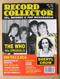 Record Collector - The Who cover (July 1997 - Issue 215)