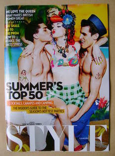Style magazine - Summer's Top 50 cover (3 June 2012)
