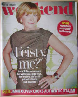 Weekend magazine - Anne Robinson cover (25 February 2012)