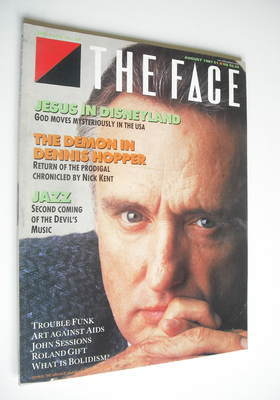 The Face magazine - Dennis Hopper cover (August 1987 - Issue 88)