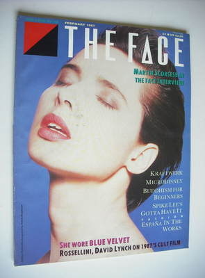 The Face magazine - Isabella Rossellini cover (February 1987 - Issue 82)