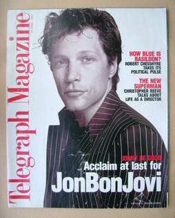 Telegraph magazine - Jon Bon Jovi cover (19 April 1997)