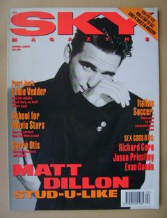 Sky magazine - Matt Dillon cover (April 1993)