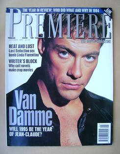 Premiere magazine - Jean-Claude Van Damme cover (January 1995 - UK Edition)