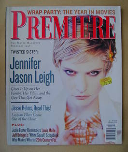 Premiere magazine - Jennifer Jason Leigh cover (February 1996)
