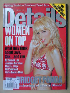 <!--1998-02-->Details magazine - February 1998 - Bridget Fonda cover