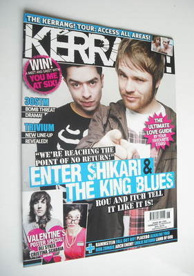 Kerrang Magazine - Enter Shikari and The King Blues cover (13 February 2010 - Issue 1299)