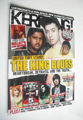 Kerrang magazine - The King Blues cover (8 May 2010 - Issue 1311)