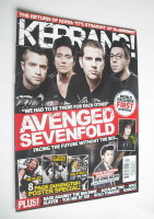 <!--2010-05-22-->Kerrang magazine - Avenged Sevenfold cover (22 May 2010 - Issue 1313)