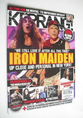 Kerrang magazine - Iron Maiden cover (21 August 2010 - Issue 1326)