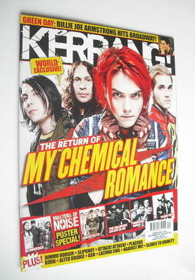 Kerrang magazine - My Chemical Romance cover (9 October 2010 - Issue 1333)