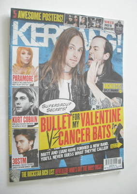Kerrang magazine - Bullet For My Valentine vs Cancer Bats cover (5 May 2012 - Issue 1413)