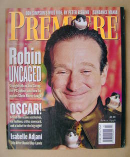 Premiere magazine - Robin Williams cover (April 1996)