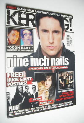 <!--2007-04-14-->Kerrang magazine - Trent Reznor cover (14 April 2007 - Iss