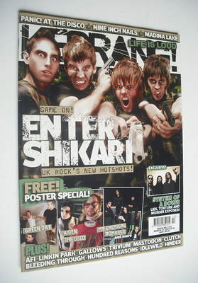 <!--2007-03-31-->Kerrang magazine - Enter Shikari cover (31 March 2007 - Is