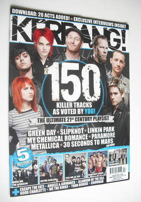 Kerrang magazine - 120 Killer Tracks cover (29 January 2011 - Issue 1348)