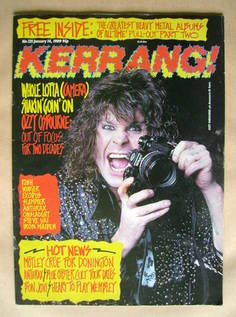 <!--1989-01-14-->Kerrang magazine - Ozzy Osbourne cover (14 January 1989 - 
