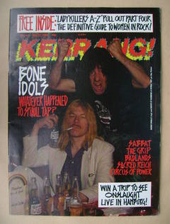 Kerrang magazine - Derek Smalls and David St Hubbins of Spinal Tap cover (27 May 1989 - Issue 240)