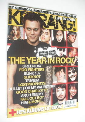 Kerrang magazine - The Year In Rock cover (24/31 December 2005 - Issue 1088)