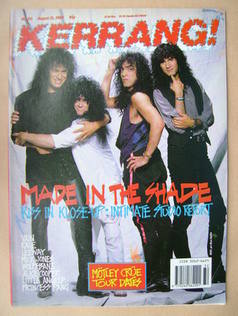 Kerrang magazine - Kiss cover (12 August 1989 - Issue 251)