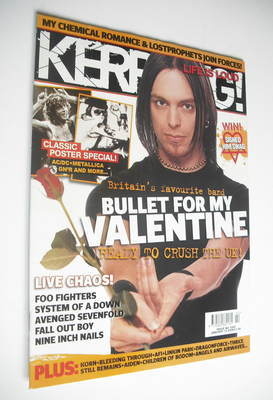 Kerrang magazine - Bullet For My Valentine cover (14 January 2006 - Issue 1090)