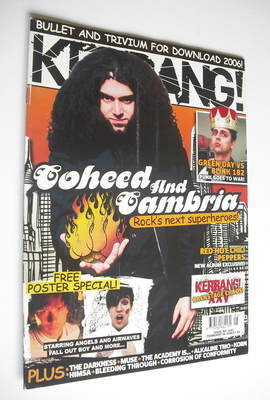 Kerrang magazine - Coheed and Cambria cover (4 February 2006 - Issue 1093)