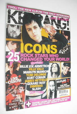 Kerrang magazine - 25 Rock Stars Who Changed Your World cover (4 March 2006 - Issue 1097)