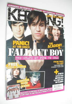 Kerrang magazine - Pete Wentz cover (25 March 2006 - Issue 1100)