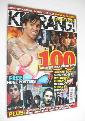 <!--2006-04-22-->Kerrang magazine - The 100 Greatest Rock Videos Ever cover
