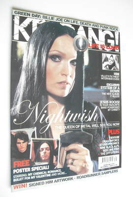 <!--2005-10-01-->Kerrang magazine - Nightwish cover (1 October 2005 - Issue