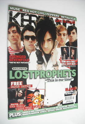 Kerrang magazine - Lostprophets cover (27 May 2006 - Issue 1109)