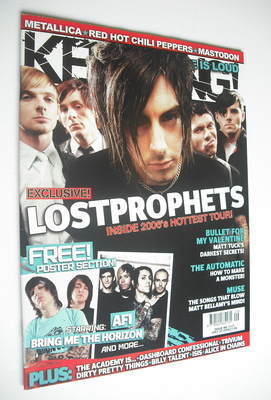 Kerrang magazine - LostProphets cover (22 July 2006 - Issue 1117)
