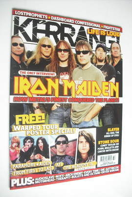 Kerrang magazine - Iron Maiden cover (12 August 2006 - Issue 1120)