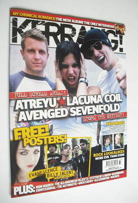 Kerrang magazine - Ozzfest cover (19 August 2006 - Issue 1121)