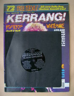 <!--1990-03-10-->Kerrang magazine - David Coverdale cover (10 March 1990 - 