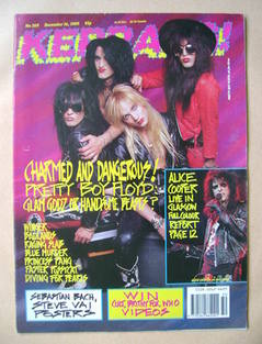 <!--1989-12-16-->Kerrang magazine - Pretty Boy Floyd cover (16 December 198