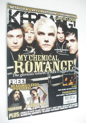 Kerrang magazine - My Chemical Romance cover (23 September 2006 - Issue 1126)