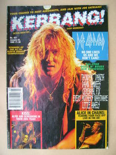 Kerrang magazine - 23 January 1993 (Issue 427)