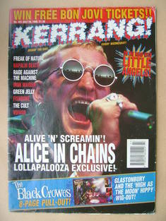 <!--1993-07-10-->Kerrang magazine - 10 July 1993 (Issue 451)