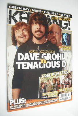 <!--2006-11-25-->Kerrang magazine - Dave Grohl vs Tenacious D cover (25 Nov