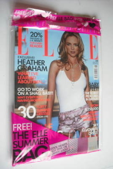 British Elle magazine - June 2003 - Heather Graham cover