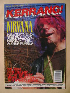 <!--1992-02-08-->Kerrang magazine - Kurt Cobain cover (8 February 1992 - Is
