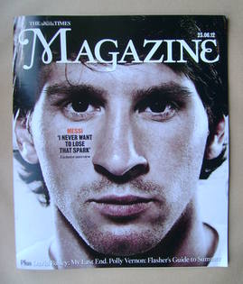 The Times magazine - Lionel Messi cover (23 June 2012)